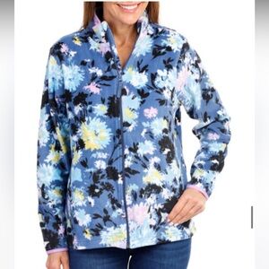 NWT Vera Bradley Printed Fleece Jacket